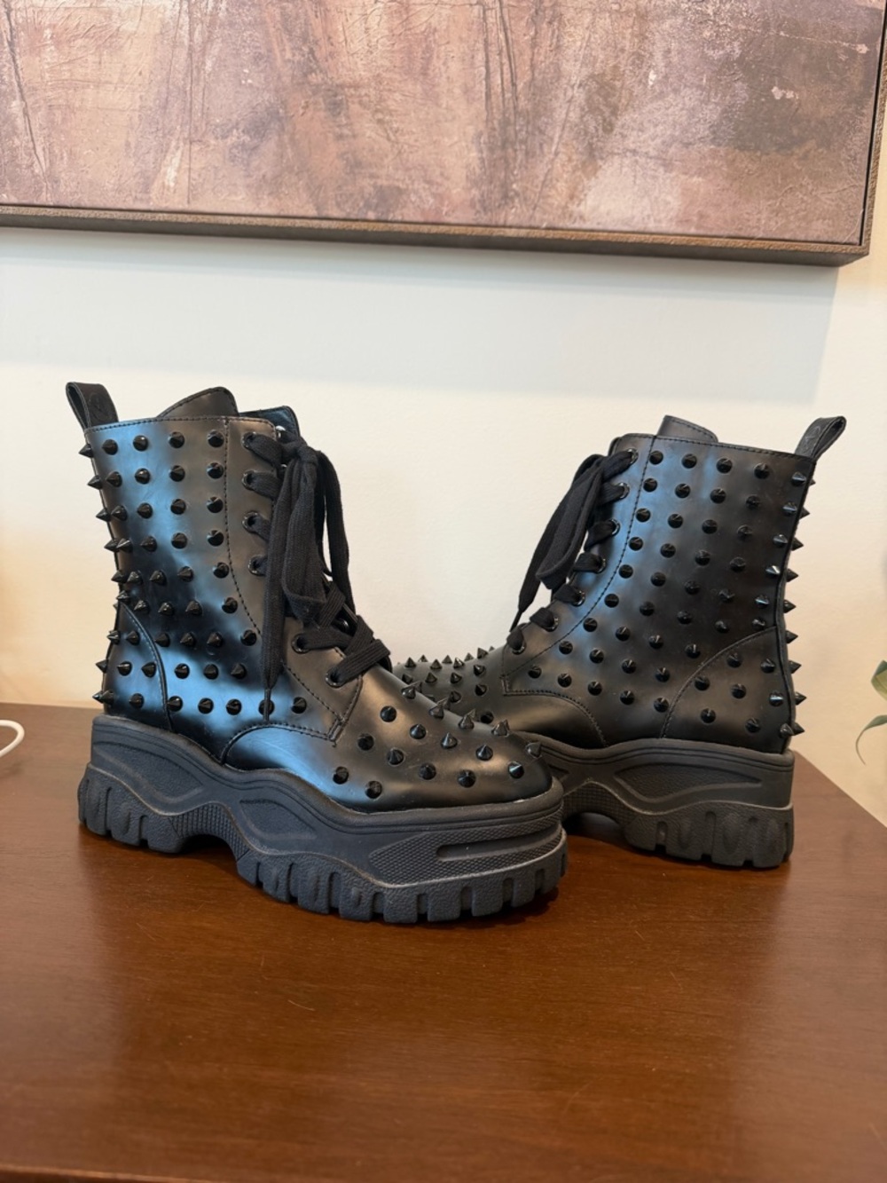 Killstar Empire Studded Boots - Platform - Picture 4 of 16